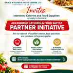 GRACE KITCHEN OPENS ACCREDITATION FOR CATERERS AND FOOD SUPPLIERS